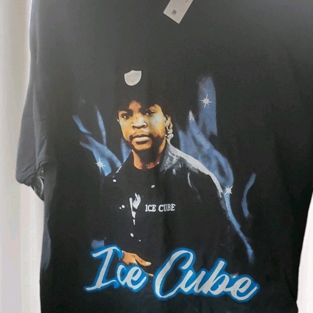 Ice Cube Graphic Tee in Black